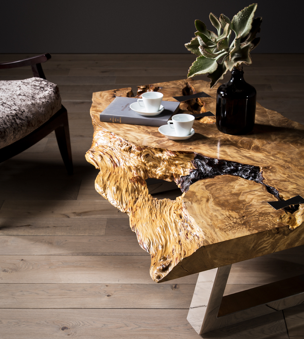 Cypress Slab Dining